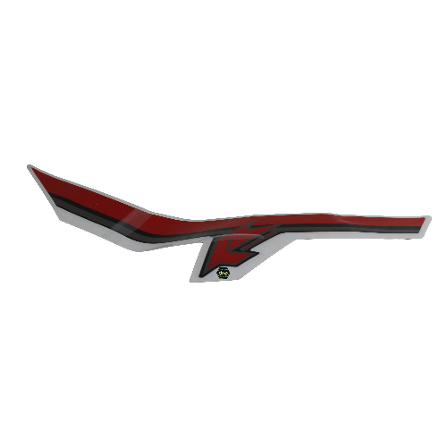 [I8-1049] Sticker inferior Der Cubierta decorativa Tanque Rojo