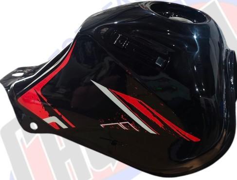 [E4-1072] Deposito/tanque de combustible/gasolina, color negro gloss, material metal, XX litros