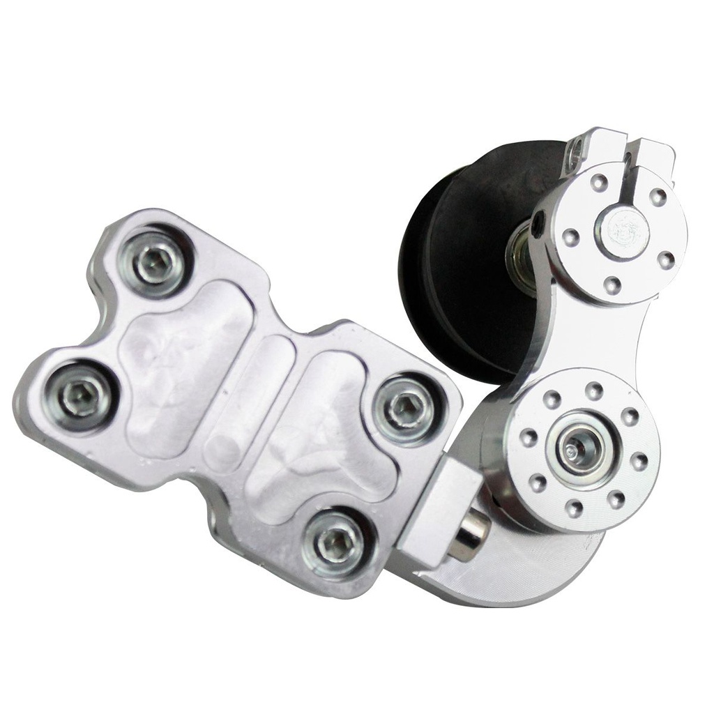 [AJC-027PL] AJUSTADOR DE CADENA ALUMINIO PLATA