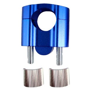 BASE DE MANUBRIO ALUMINIO AZUL