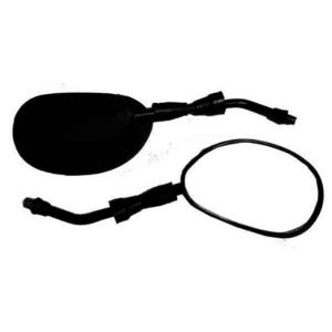 [ESP-001] ESPEJOS NEGRO 10mm BRAZO CORTO
