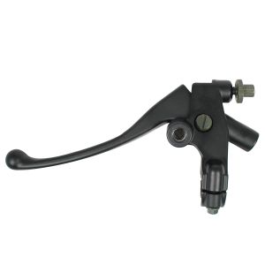 [MAJ-140] Manija izquierda (clutch/embrague) con soporte e interruptor/sensor. Color negro