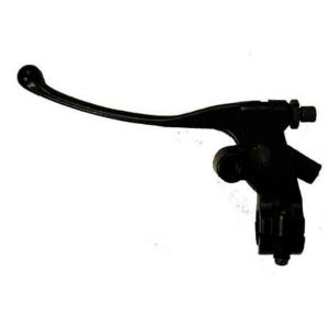 [MAJ-022] Manija izquierda (clutch/embrague) con soporte e interruptor/sensor. Color negro