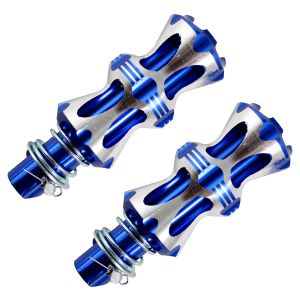[POP-079AZ] POSAPIES TRASEROS ALIEN AZUL / PLATA ALUMINIO