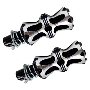 [POP-079NE] POSAPIES TRASEROS ALIEN NEGRO / PLATA ALUMINIO
