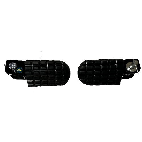 [H0-1109] Posapie delantero derecho e izquierdo juego/par/set. Color negro