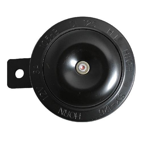 Bocina/claxon color negro, 12 Volts, XX amperes