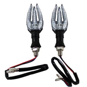 [DIR-134] DIRECCIONALES TRIDENTE 33 LEDS AZUL Y VERDE 12 Vcc