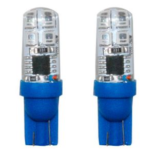 [FOC-018] FOCO DE PELLIZCO CON ESTROBO LED AZUL 12 Vcc
