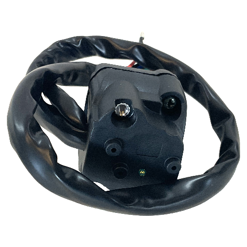 [F5-1001] Conmutador/comando/mando izquierdo (de luces), 10 cables, 12 volts, XX amperes, color negro