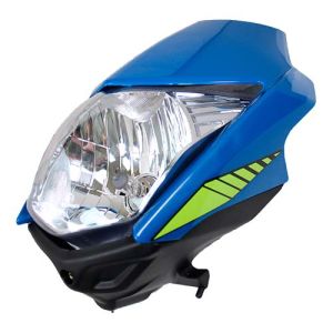 [FAR-122AZ] FARO C/BISEL AZUL 12 Vcc