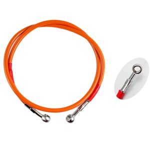 [MNG-A002] MANGUERA BOMBA DE FRENO NARANJA 1000 mm
