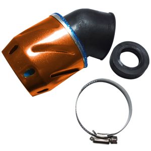 [FIA-A013] FILTRO DE AIRE DE ALTO FLUJO 28/35/48 mm NARANJA