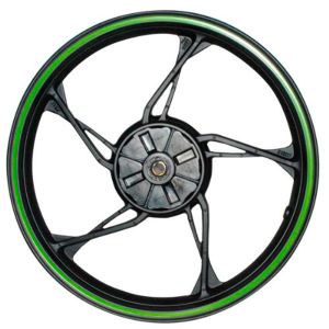 [RIN-052] RIN TRASERO 2.15 X 17 NEGRO FILO VERDE 17"