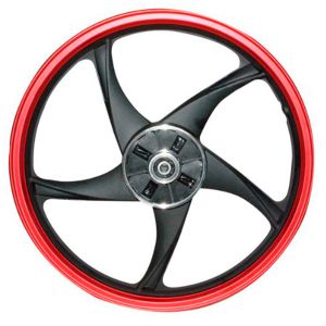 [RIN-057] RIN TRASERO 1.6 X 17 NEGRO / ROJO 17"
