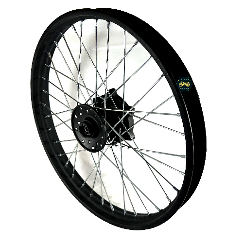 RIN DELANTERO DE RAYOS 1.60 X 21 NEGRO MATE 6 birlos