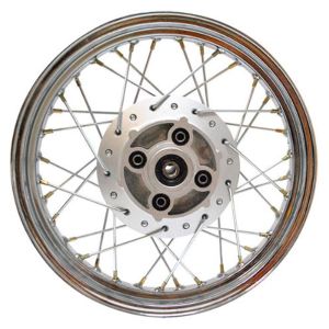 [RIN-049] RIN TRASERO 2.50 X 16 DE RAYOS CROMADO 16"
