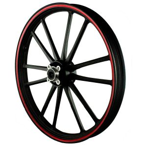 [RIN-082] RIN DELANTERO 1.6 X 18 NEGRO FILO ROJO / ROSA 18"