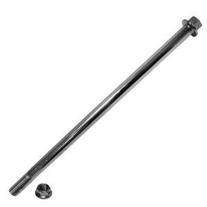 [EJE-A015] Eje, color cromo, material metal (incluye tuerca)