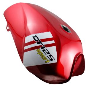 [TAG-044] TANQUE DE GASOLINA ROJO / BLANCO BRILLANTE