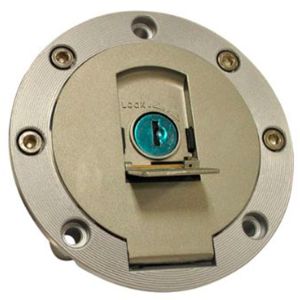 [TAP-006] TAPON TANQUE DE GASOLINA GRIS CON JUEGO DE LLAVES