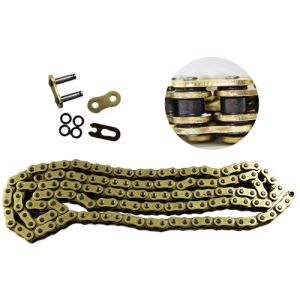 [CAD-004HO] CADENA 428H x 136 GOLD REFORZADA CON ORING