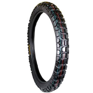 [LLA-066] LLANTA 80/100-21 4 CAPAS PG19T DOBLE PROPOSITO USA CAMARA (TT)