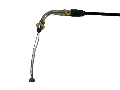 [A1-1125] Cable/chicote de acelerador tipo simple. Con curva superior. Largo del cable XXXX y largo de chicote XXXX