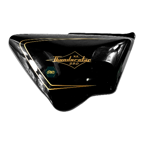 Cubierta/tapa lateral izquierda, color negro, material plastico, (con sticker 250 xl)
