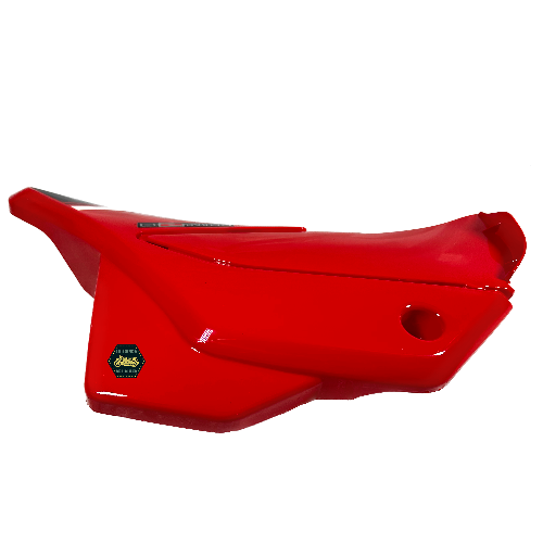 Cubierta lateral izquierda negro rojo