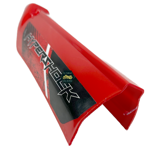 [A9-1477] Cubierta de amortiguador izquierda negro rojo