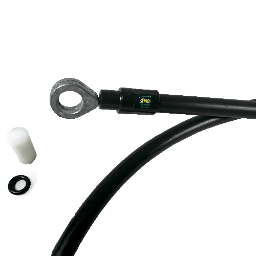 [0652-1568] Cable de clutch 56 pulgadas (56" Longitudinally Wound Blackout Clutch Cable for '04 - '19 XL)