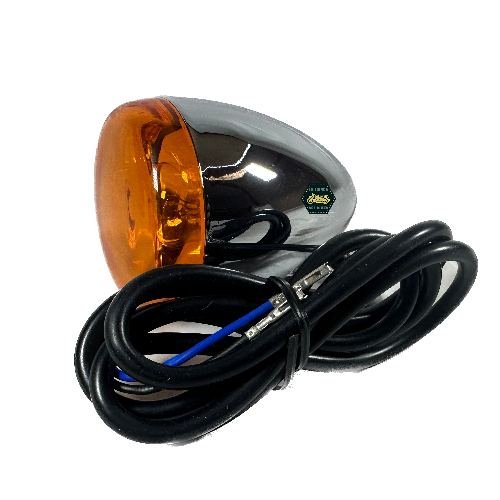 Direccional Delantera Doble Filamento Cromo/Ambar Chris Products