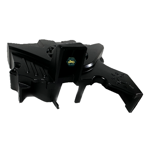 Cubierta/tapa de piñon/sprocket delantero color negra