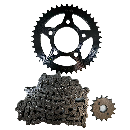 KIT DE SPROCKET IRON BOX CADENA REFORZADA 428H-120L SPROCKET 42T/15T