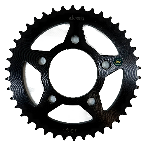 [B4-1028] SPROCKET PLATA TRASERO 42T-428 CON BIRLOS