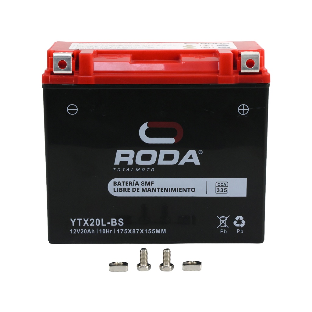 ACUMULADOR SELLADO SMF (YTX20L-BS) RODA 12V 20A
