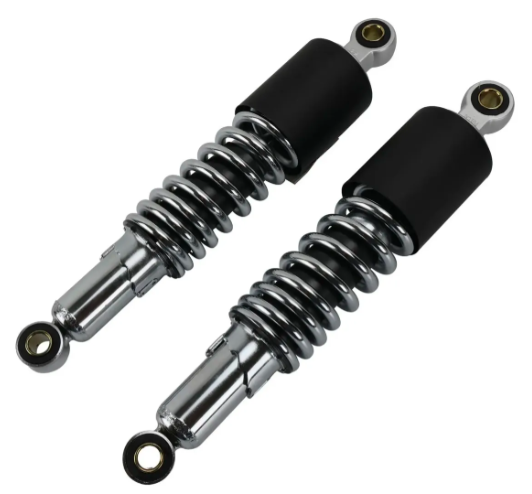[52-1021-001] AMORTIGUADOR TRASERO DERECHO/IZQUIERDO PLATA NEGRO SET ITALIKA RC 200 (19-22)
