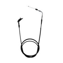 Cable/chicote de acelerador tipo simple. Con curva superior y curva inferior. Largo del cable XXXX y largo de chicote XXXX