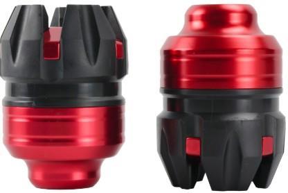 Punta de slider color rojo juego/par/set (2 piezas)