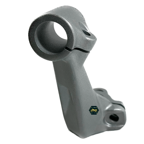 [D6-1077] Base/soporte de manubrio izquierdo. Color gris