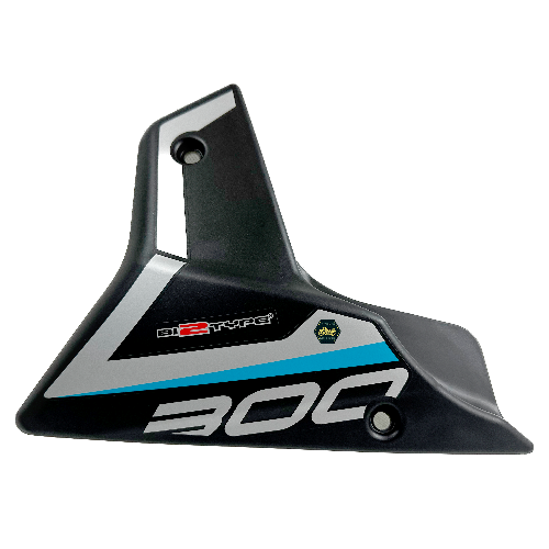 [A9-1354] Cubierta baja de motor izquierda negro