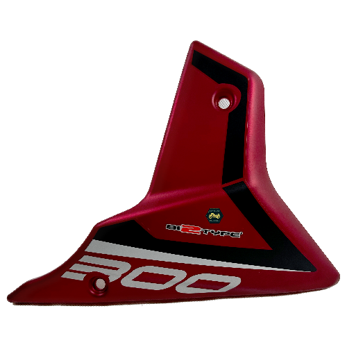 [A9-1370] cubierta baja de motor izquierda rojo