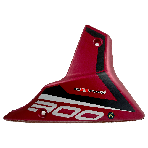 [A9-1381] cubierta baja de motor derecha rojo