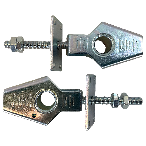 Ajustador/tensor de cadena de traccion juego/par/set (2 piezas con sus sujetadores)