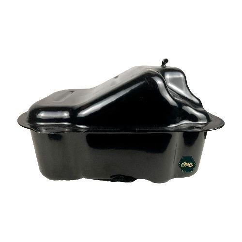 Deposito/tanque de combustible/gasolina, color negro, material metal, XX litros
