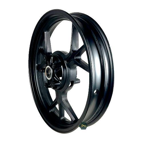 Rin delantero 17", de aspas (solido), color negro, 5 birlos. (X.XXxXX")