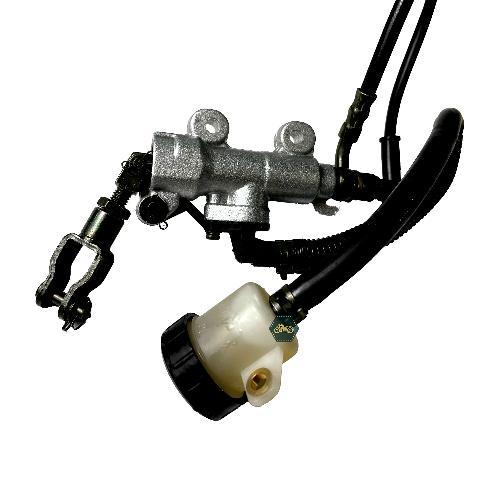[B3-1019] Sistema de freno trasero completo (incluye balatas, bomba, caliper/mordaza, mangueras, deposito)