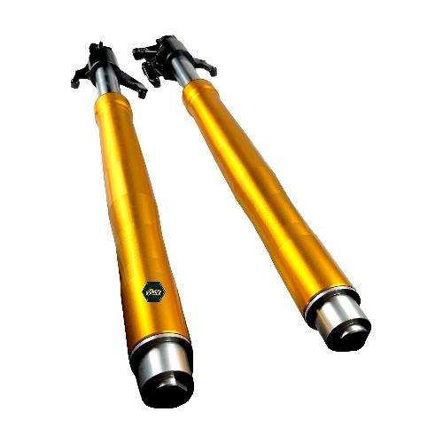 [C1-1075] Barra de suspension delantera derecha e izquierda juego/par/set. Tipo invertida
