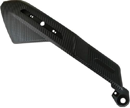 Tapa decorativa izquierda del tanque de combustible,(con ranura para luz)